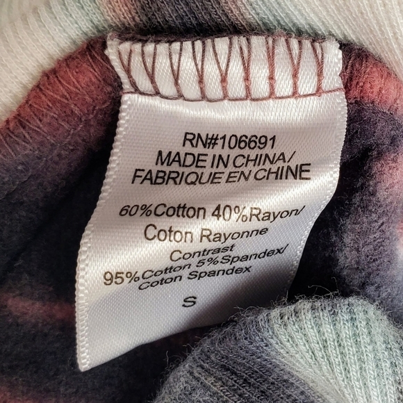 Young Fabulous & Broke YFB Tie Dye Groove Pants Joggers Lounge Sweatpants Size S - Picture 9 of 9